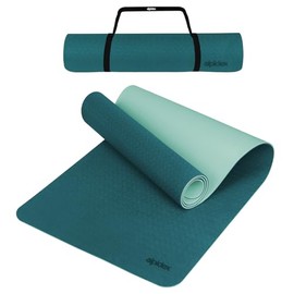 ALPIDEX Yogamatte rutschfest 190 x 61 x 0.6 cm | 190 x 90 x 0.6 cm Phthalatfreie Fitness TPE Matte Gymnastik Turnen Pilates Sport Yoga Trainingsmatte Isomatte, Petrol/Mint, 190 x 61 x 0.6 cm