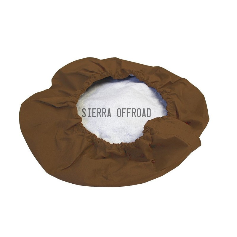 Sierra Offroad Tire Cover, Universal Fit 36"-37", Denim Vinyl, Spice