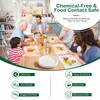 OasisSN [7 Inch, 128-Pack Compostable Paper Plates, Heavy-Duty Biodegradable Disposable