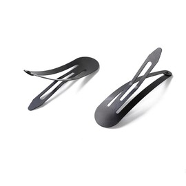 Black Metal Snap Hair Clips No Slip Hair Barrettes for Women Girls 30 Pieces Black Snap Hair Clip Snap Hair Accessories for Women 2 Inch Hair Snap Clips Metal Snap Barrett