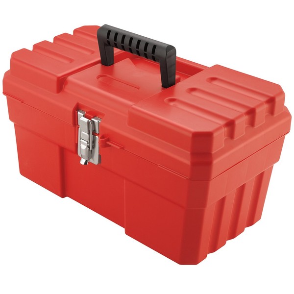 Akro-Mils 09514 ProBox Plastic Toolbox with Removable Tray for Tools,