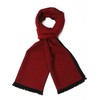 soul young Long Cotton Scarf for Men - Warm Fringe