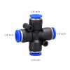 4 way1/4 OD Push to connect Fittings,push to connect air