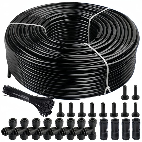 TBPA 1/4in. Drip Irrigation Tubing - 200FT Drip Line Irrigation