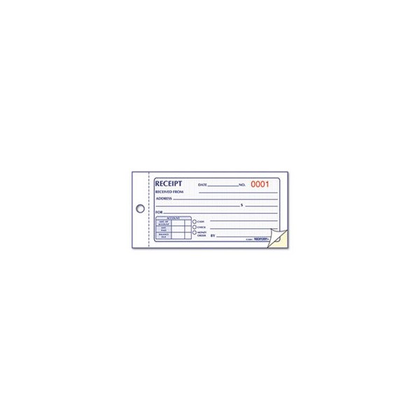 (6 Pack Value Bundle) RED8L820 Small Money Receipt Book, 5