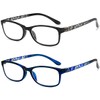EYEURL Blue Light Blocking Readers for Women - 2 Pair