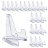 PAIKIUU Mini Acrylic Easel Coin Display Stand, 20PCS Acrylic Clear