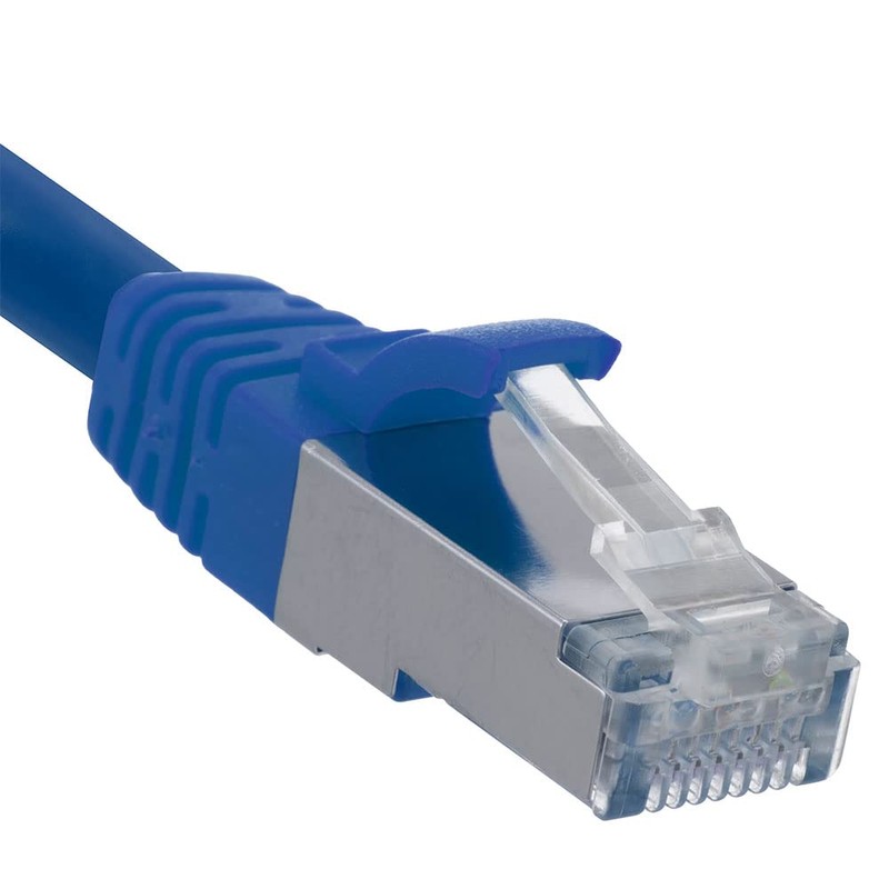 NavePoint Ethernet Patch Cable CAT6A, S/FTP, 26AWG, 1 Ft, 5