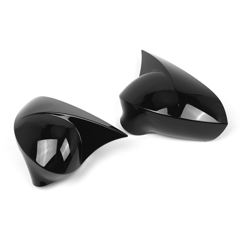 2pcs Side Mirror Cover Door Wing Mirror Cover Cap Replacement