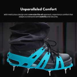 Spiked Shoes Epoxy Floor Ready-to-Use 3/4” for Self-Leveling Cement/Urethane and Other Decorative Coatings. Original, Flexible, Resistant, and Comfortable, Specially Designed.