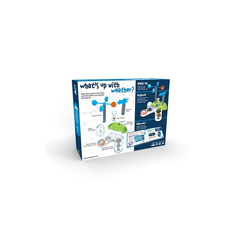SMARTLAB Toys Storm Watcher Weather Lab with 18 Wild and