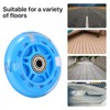 PZJFH 80 mm Scooter Wheels with LED Light Wheels, Blue