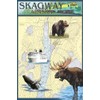 Skagway, Alaska, Nautical Chart (Absorbent Ceramic Coaster, Single, Cork Back,