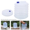 2PCS Outdoor Foldable Water Bucket Portable Plastic Water Bag Bottle