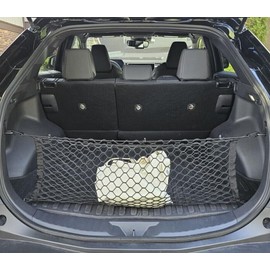 EACCESSORIES EA Rear Trunk Organizer Cargo Net for Subaru SOLTERRA 2023-2024 – Envelope Style Cargo Net for SUV - Premium Mesh Car Trunk Organizer Vehicle Carrier Storage – Compatible with SOLTERRA