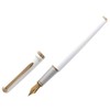 Teranishi Chemical GFPNB-WH-F Guitar Fountain Pen, Brillante, White