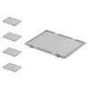 PROREGAL SuperSparSet 5 x Hinge Lids for Euro Containers, W
