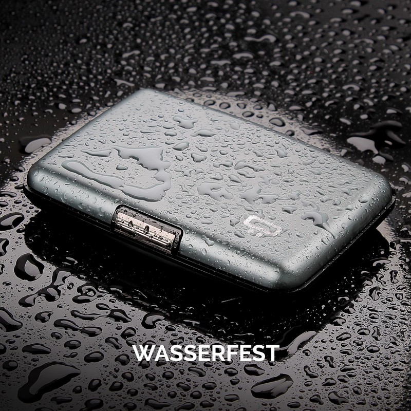 ÖGON -DESIGNS- Aluminium Card Case, RFID Protection Against Fraud and