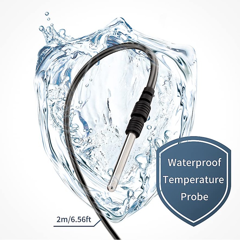 Digital Day-Night Thermostat, 15A Day-Night Temperature Controller, Support Heating/Cooling Mode,