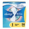 Always Infinity Feminine Pads For Women, Size 1 Regular Absorbency,