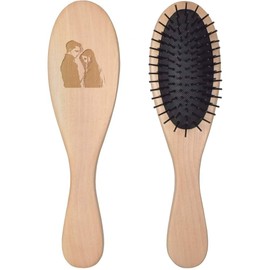 'Goth Couple' Wooden Hairbrush (HA00050722)