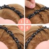 MBAIYO 4Pcs Headband With Clips,Bangs Hairstyle Hairpin Headband Toothed Bands