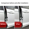 7/32"x 9/32"-Automotive Door U Shape Entry Edge Guard-Fits Gap 1/8"-Flexible