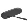 Candle Holder Tray with Wick Dipper Decorative Oval Shape Mattee