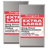 2PACK Extra Large Dog Door Replacement Flap with Screws,Doggie Door