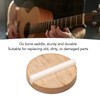 Guitar Resonator Biscuit Replacement Maple Wood Biscuit with Ox Bone