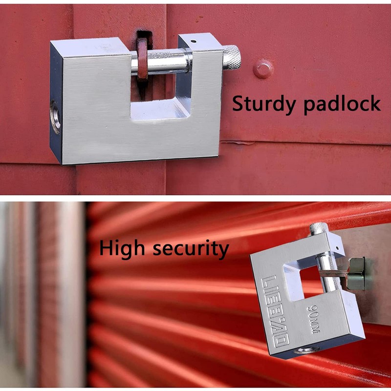 Heavy Duty Heavy Duty Rectangular Container Garage Shed Padlock with