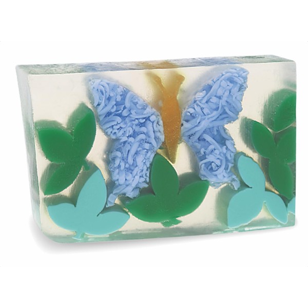 Primal Elements Glycerin Bar Soap | Helps All Skin Types, Sensitive, Oily & Dry Skin | NO PARABENS, VEGAN, GLUTEN FREE, 100% VEGETABLE BASE - (Papillon en Bleu)