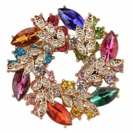 THE Brooch, Multi-Color, With Keepsake Pouch