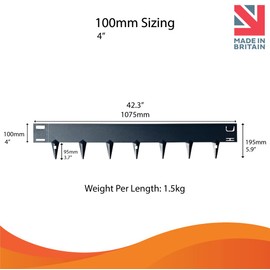 CORE EDGE Lawn Edging | Flexible Decorative Steel Garden Lawn Edging with 4" face Height | 5X 3.28', 16.25 Linear Feet (Corten, 4")
