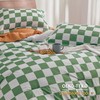 Bedsure Comforter Set Queen Size - Checkered Bedding Comforter Set