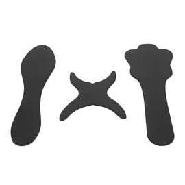 3PCS Oral Photo Contrast Silicone Flexible Heat Resistance Photo Black Background Board for Oral Photography