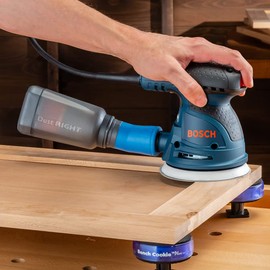 Dust Right FlexiPort Dust Canister w/ 4 Flexible Couplers - Dust Air Filtration up to 10 Microns - Easy to Clean Polymer Dust Separator - Dust Collectors for Woodworking with Replaceable Paper