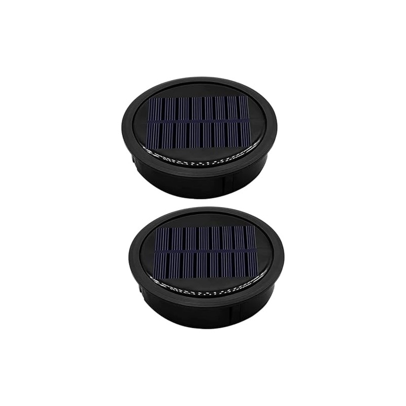 SKIKHN Pack of 2 Large Solar Light Replacement Top, 10cm