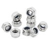 M5 Stainless Steel Lock Nuts,5mm Self Nylock Locking Nuts with
