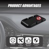 Lecctso Car Dashboard Cell Phone Holder, Silicone Anti-Slip Pad Mat