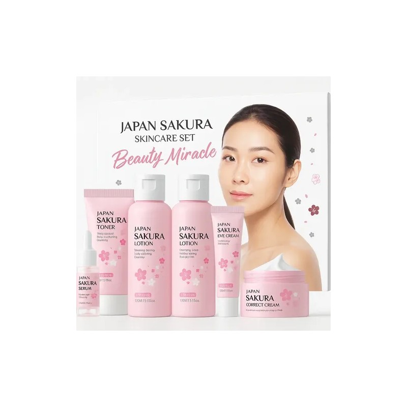 Set Skincare Japan Sakura Piel Radiante Y Joven Nuevo