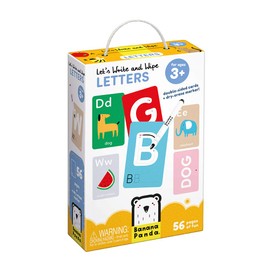 Let’s Write and Wipe Preschool Learning Activities - Letters - 56 Pages of Creative Tasks on Dry-Erase Cards with Marker Promote Early Learning Basics, ABCs and Motor Skills, for kids ages 3-5 years