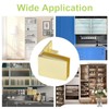 UFURMATE Glass Door Hinge, 2Pcs Zinc Alloy Frameless Glass Door