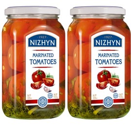 Nezhin Marinated Tomatoes, Made from Fresh, No Preservatives Added 920gr/32.4oz Pack of 2