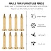 HEALLILY 200pcs Copper Nails for Killing Trees Removing Stumps Copper