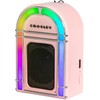 Crosley CR3046A-PI Mini Jukebox Portable Bluetooth Speaker with LED Lights
