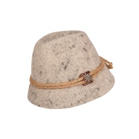 Faustmann Hüte & Mützen Trachten Hat 030 Urtirol Seppl Grey Marbled Anthracite, Grey - Grey marbled