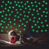 Fluorescent Toys 100 Estrellas Pared Stickers Neon Fosforescente Brilla Noche