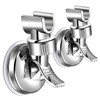 2PCS Shower Head Holder Adjustable Removable Shower Wall Holder Bracket