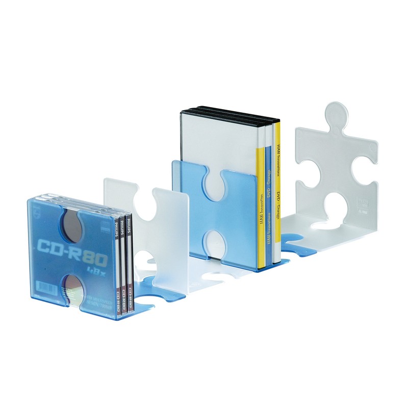 Han Puzzle CD Stand/Bookend, Sleek, Innovative And Very Stable Set